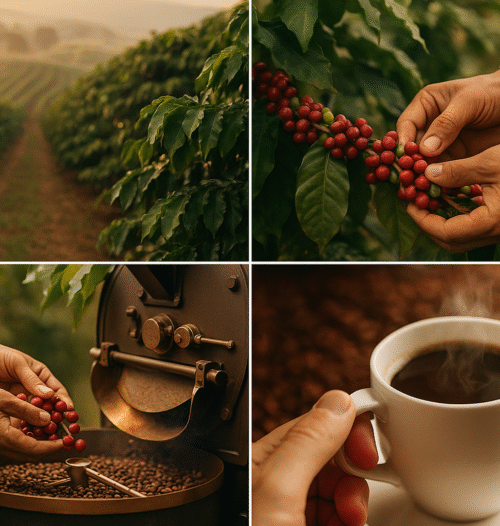 Do Grão à Xícara: Como o Café Chega Até Você