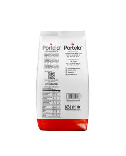Café Portela Torrado e Moído Tradicional 250g - Verso